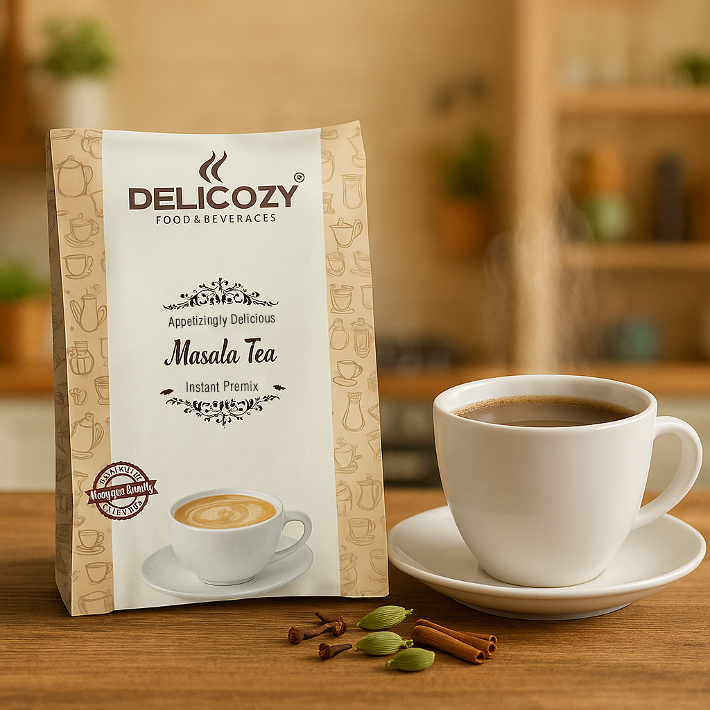 Delicozy Instant Masala Tea Premix – 1 kg Pouch