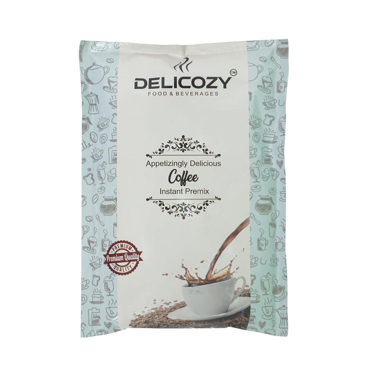 Delicozy Instant Coffee Premix – 1 kg Pouch