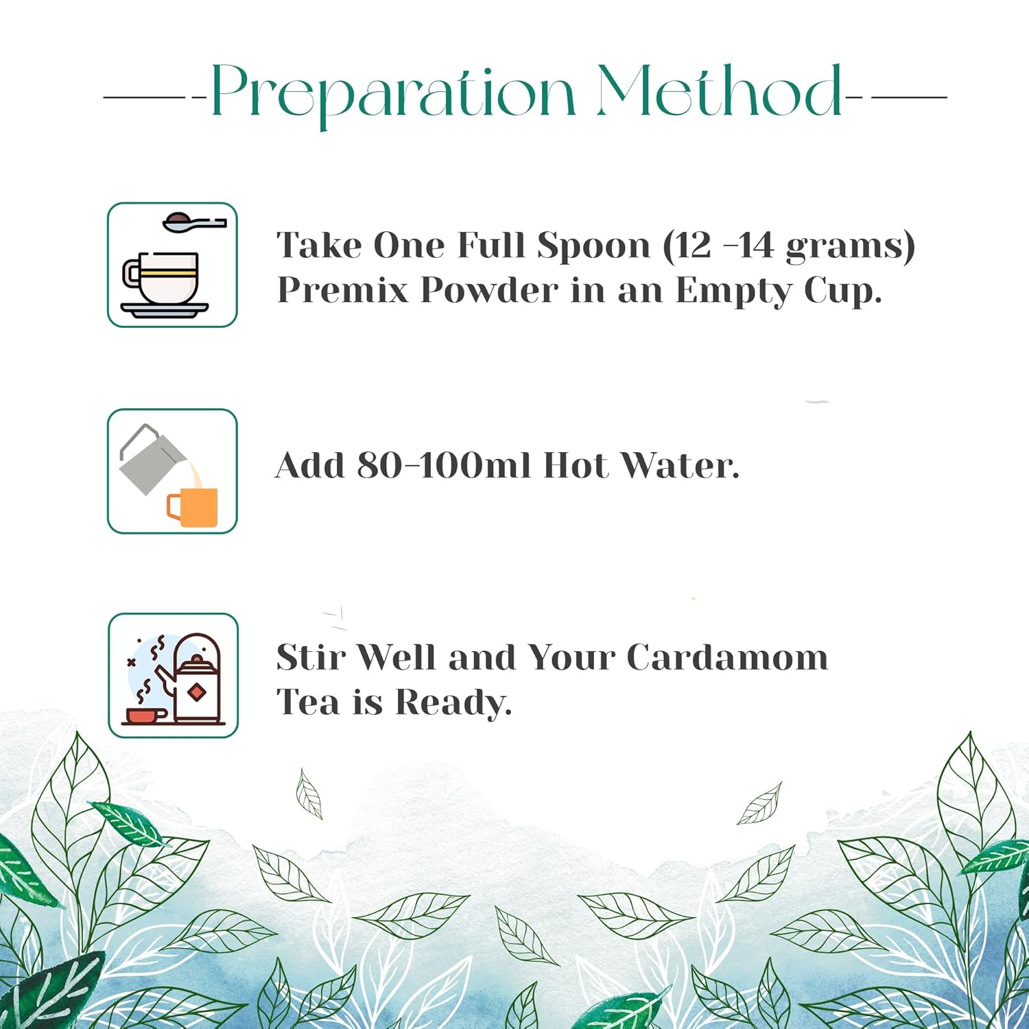 Delicozy Instant  Elaichi (Cardamom) Masala Tea Premix – 1 kg Pouch