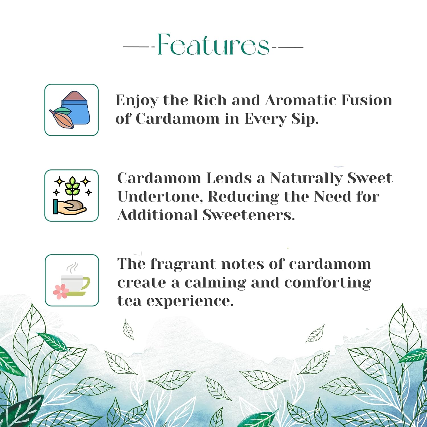 Delicozy Instant  Elaichi (Cardamom) Masala Tea Premix – 1 kg Pouch