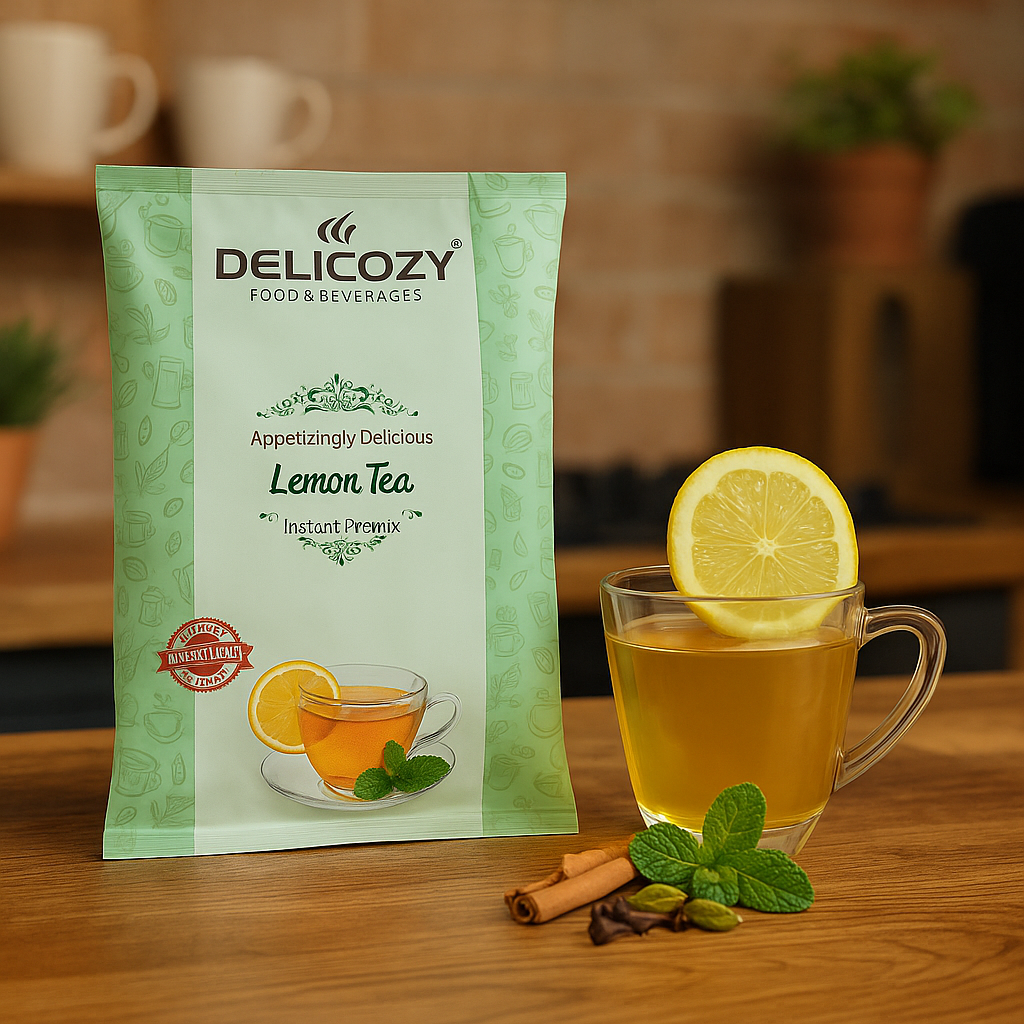 Delicozy Instant  Lemon Tea Premix – 1 kg Pouch