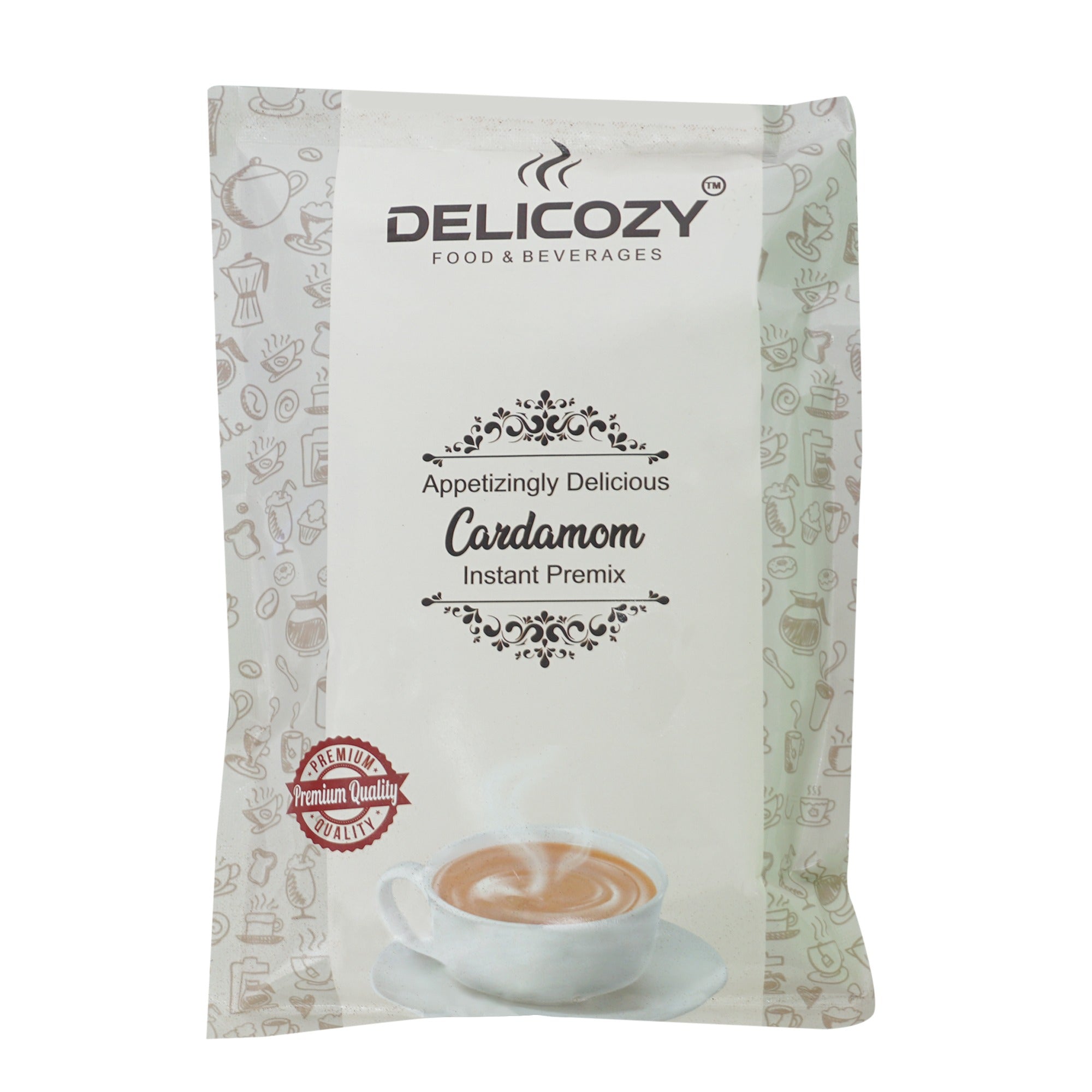 Delicozy Instant  Elaichi (Cardamom) Masala Tea Premix – 1 kg Pouch