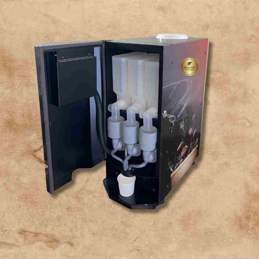 3 LANE TEA OR COFFEE VENDING MACHINE