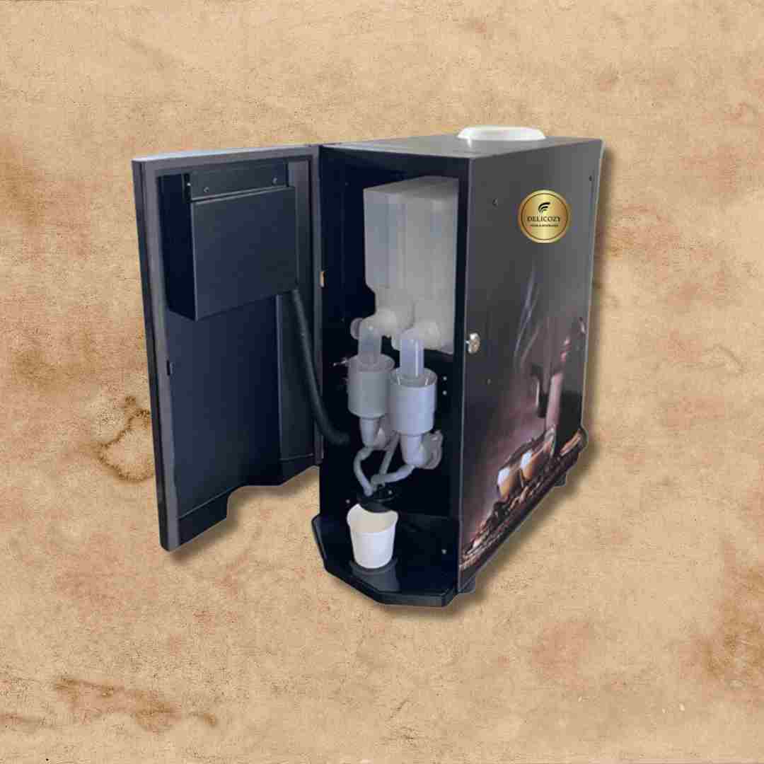 2 LANE TEA COFFE VENDING MECHINE