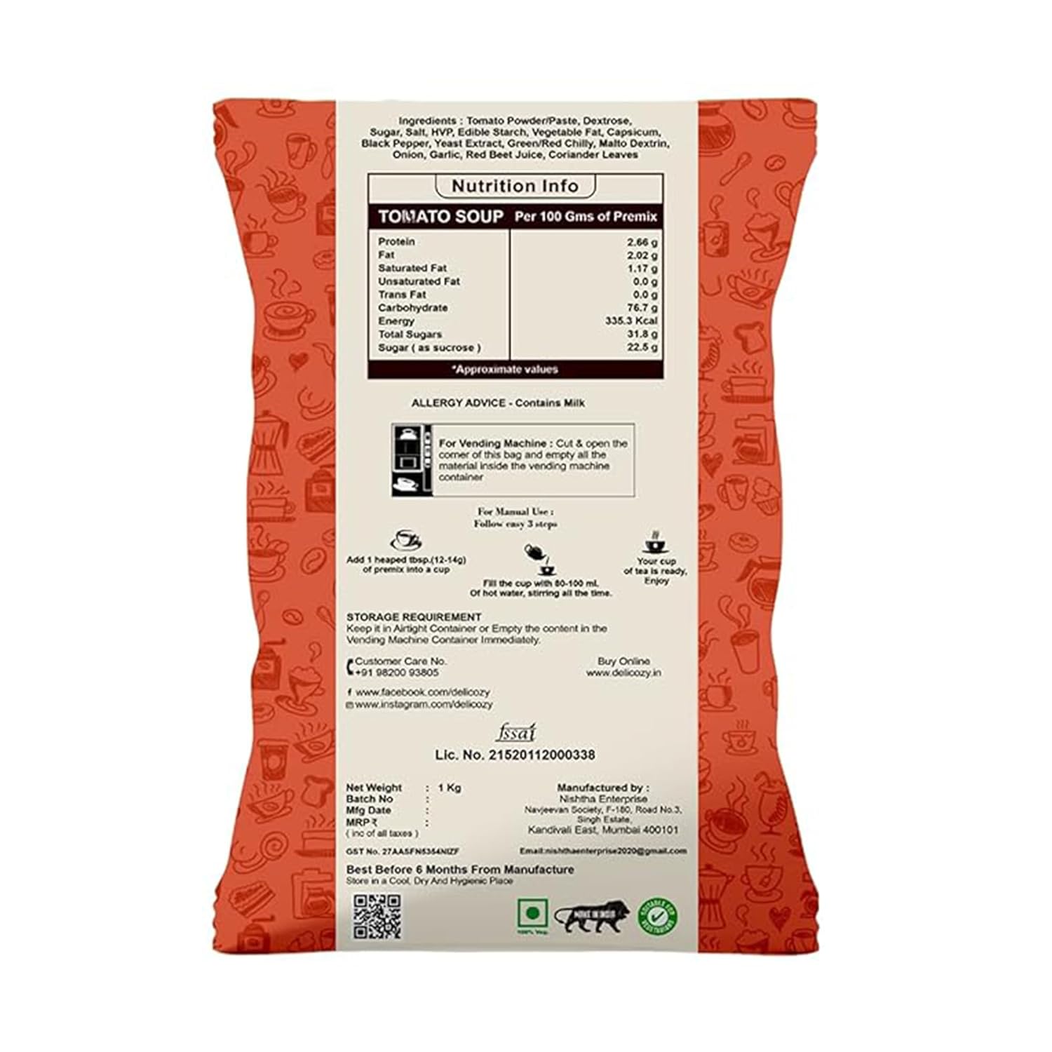 Delicozy Instant Tomato Soup