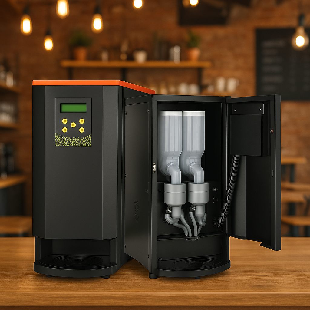 KOMFY 2 Lane Coffee Vending Machine – Compact & Efficient Beverage Maker