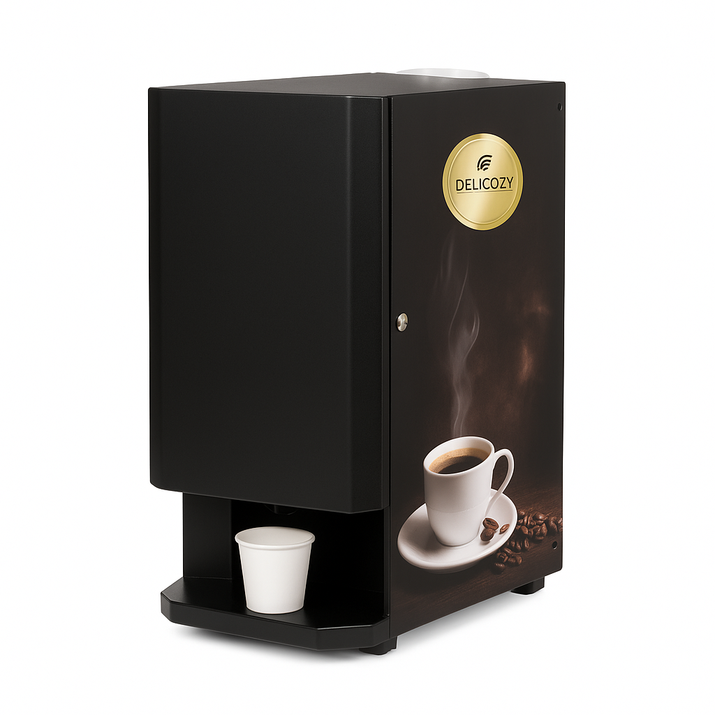 2 LANE TEA COFFE VENDING MECHINE